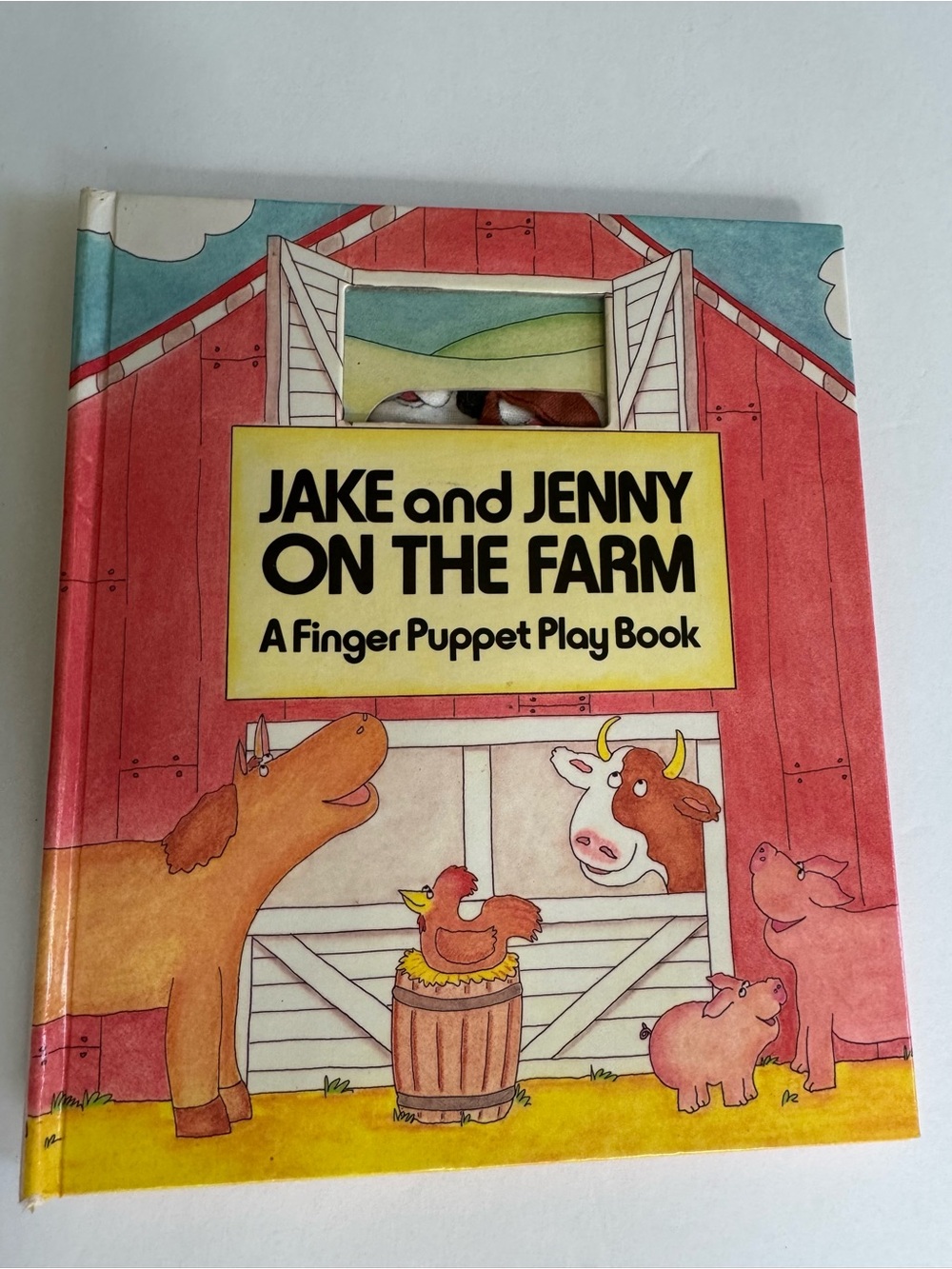 Jake and Jenny on the Farm finger puppet book